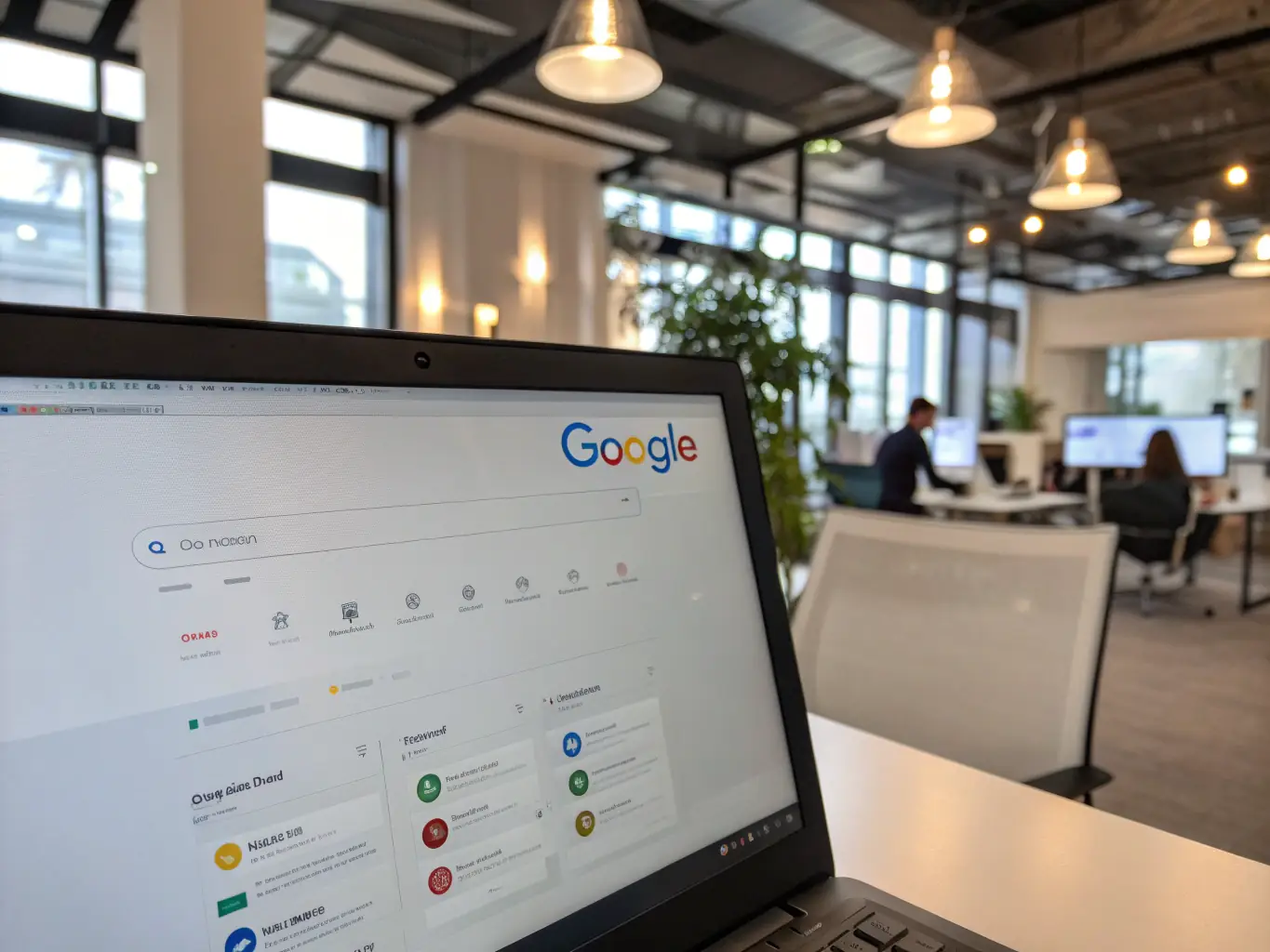 A Google Business Profile dashboard showing positive reviews and high search rankings, illustrating SWB Solutions' local SEO and GBP management services.